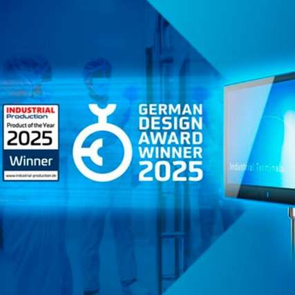 Der Panel PC SHP9000 wurde für sein hygienisches Design und seine leistungsstarke, flexible Technologie gleich doppelt ausgezeichnet – mit dem German Design Award 2025 und dem Industrial Production Award als eines der besten Produkte des Jahres.
