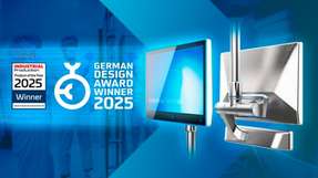 Der Panel PC SHP9000 wurde für sein hygienisches Design und seine leistungsstarke, flexible Technologie gleich doppelt ausgezeichnet – mit dem German Design Award 2025 und dem Industrial Production Award als eines der besten Produkte des Jahres.