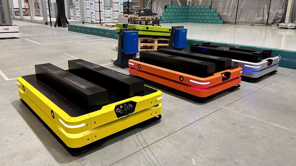 Wiferions induktives Ladesystem für die neueste Generation intelligenter und autonomer Robotersysteme erfordert keine großen baulichen Veränderungen.