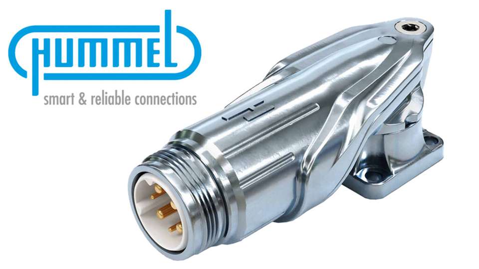 Extrem flach, drehbar und dennoch 25 A Leistung: Der neue M16-Winkelstecker schafft mehr Freiheit im engen Bauraum.