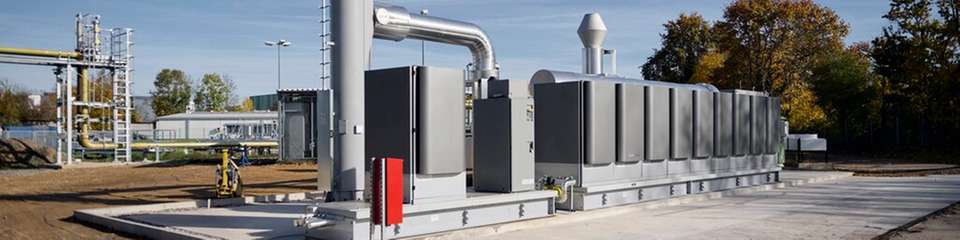 Im Rahmen eines Forschungsprojekts der EnBW geht in Bruchsal eine Brennstoffzellenanlage in Betrieb, die Strom und Wärme liefert.