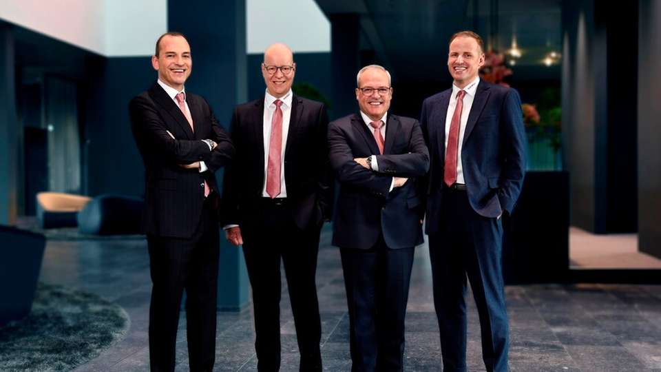 Gemüs neue Führungsriege (von links): Gert Müller (CEO und Managing Partner), Stephan Müller (CFO), Matthias Fick (COO) und Stephan Gehrig (CSMO)
