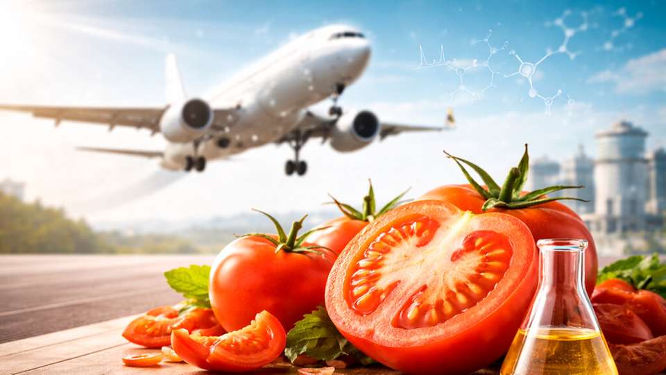 Das EU-Projekt ToFuel entwickelt ein Bioraffineriekonzept, das aus Tomatenabfällen nachhaltigen Flugkraftstoff sowie weitere Wertstoffe erzeugt.