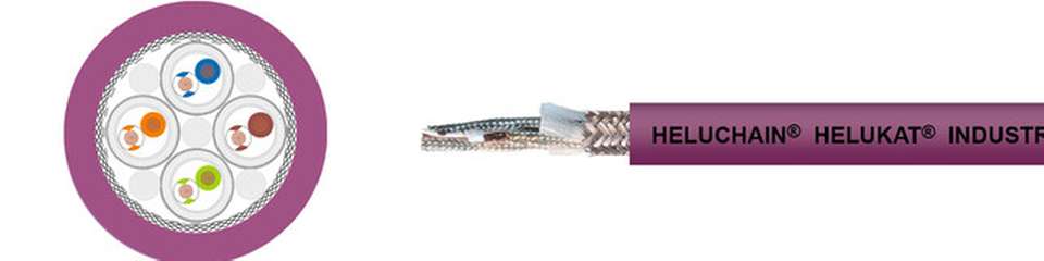 Helukabel erweitert sein Heluchain-Portfolio für Energieführungssysteme um hochwertige TPE-Leitungen für alle gängigen Bussysteme.