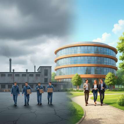 Der Personalabbau in Industrieunternehmen erhöht das Angebot an qualifizierten Fachkräften für die Energiewirtschaft und verringert deren Engpässe im Transformationsprozess.