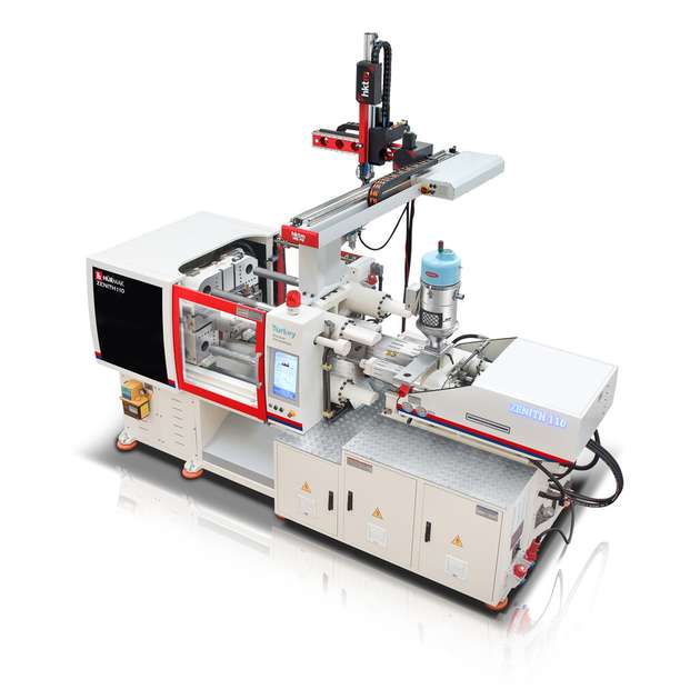 Die Zenith-Baureihe umfasst Maschinen mit dem innovativen hydraulischen Zwei- Platten-Schließsystem. Sieben verschiedene Modelle liefern zwischen 110 und 1.000 t Schließkraft 