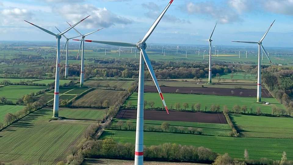 Der Windpark Huje in Schleswig-Holstein wurde erfolgreich in die aFRR-Vermarktung überführt.