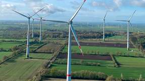 Der Windpark Huje in Schleswig-Holstein wurde erfolgreich in die aFRR-Vermarktung überführt.