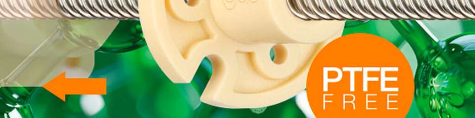 Die neue Universalflansch-Gewindemutter ist PFAS- und PTFE-frei und 1:1 austauschbar dank flexiblem Lochmuster.