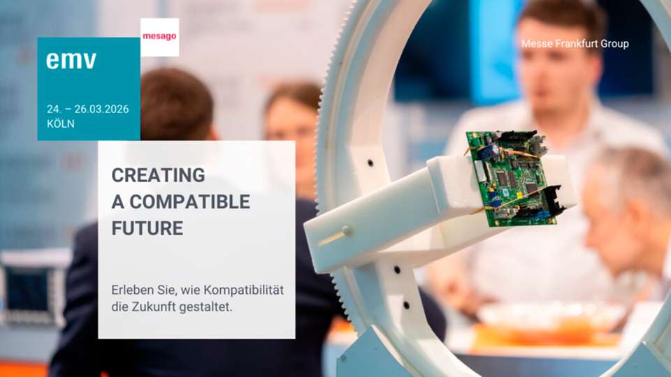 Die EMV 2026 findet vom 24. bis 26. März in Köln statt und bringt erneut Europas Fachwelt zur Leitmesse für elektromagnetische Verträglichkeit zusammen.