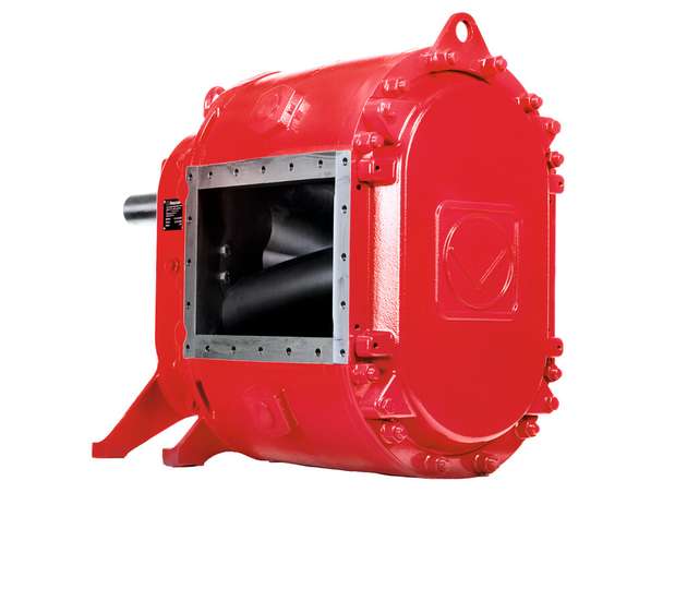 Die Drehkolbenpumpen der VX-Serie fördern Medien mit wechselnden Viskositäten, darunter auch Flüssigkeiten mit groben Feststoffen.