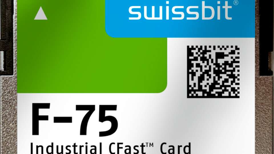 Die CFast‑Karte F‑75 zählt zu den neuen industriellen Speicherlösungen von Swissbit. Sie kombiniert 3D‑TLC‑NAND, End‑to‑End‑Datenschutz und erweiterten Temperaturbereich – ideal für anspruchsvolle Workloads in Automatisierung, Medizintechnik und Edge‑Systemen.