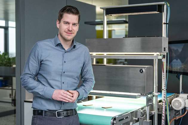 Daniel Greb leitet den Bereich Bildverarbeitung bei der Gerhard Schubert.