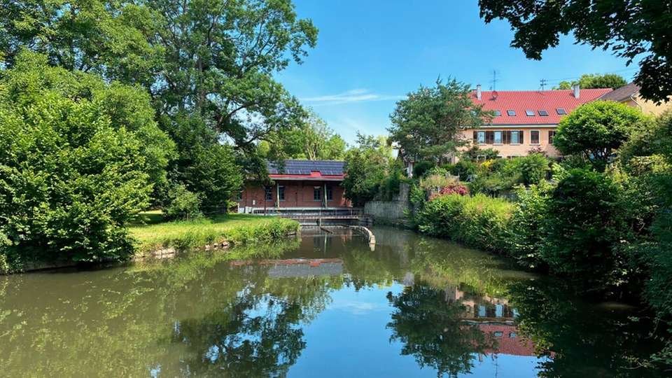 Diese Wasserkraftanlage Sägemühle befindet sich in Bietigheim-Bissingen.
