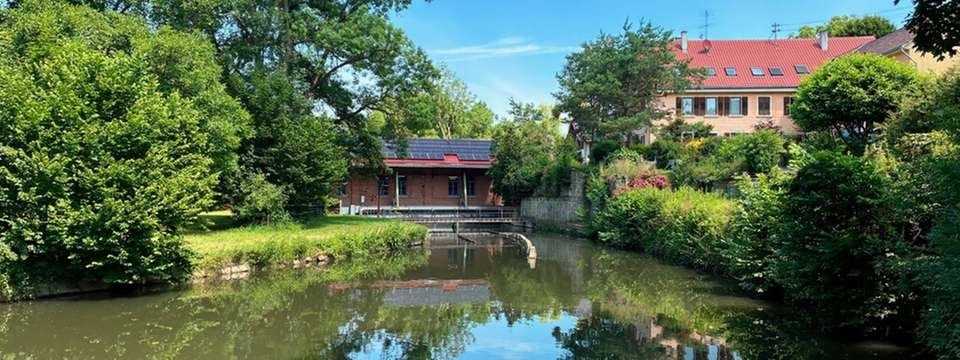 Diese Wasserkraftanlage Sägemühle befindet sich in Bietigheim-Bissingen.