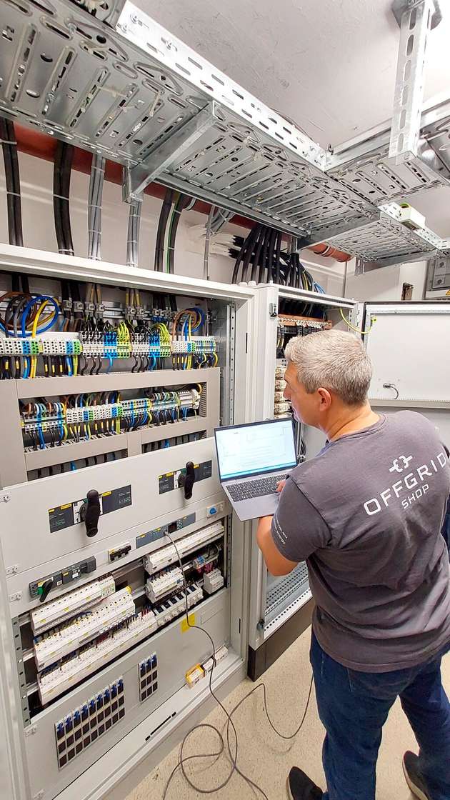 Die Montage erfolgt computergestützt mithilfe der zuvor in WSCAD erstellten Dokumentation.