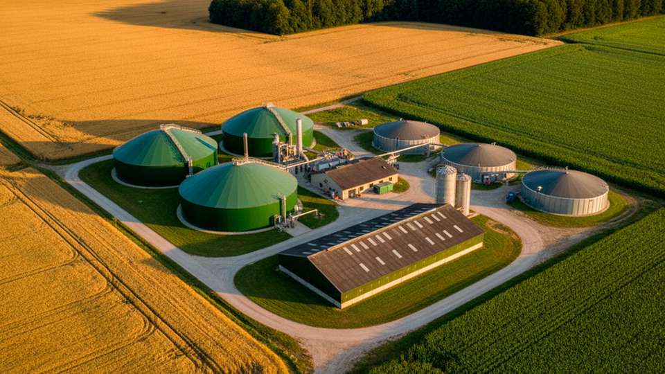 Seepex-Exzenterschneckenpumpe mit Mazerator in der Substratförderung: gleichmäßiger Zulauf in den Fermenter, Wartung per SCT ohne Rohrleitungsdemontage.