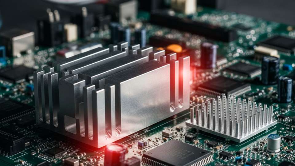 Leiterplatten-Kühlkörper für verschiedene Bauformen: von clipbaren Lösungen für TO-220/218 bis zu Profilkühlkörpern mit Lötpins für das Schwalllöten.