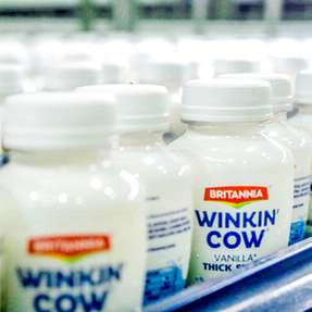 Die aseptische PET-Verpackungsanlage für die Britannia-Produktreihe Winkin' Cow wurde von Sidel geliefert.