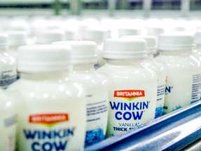 Die aseptische PET-Verpackungsanlage für die Britannia-Produktreihe Winkin' Cow wurde von Sidel geliefert.