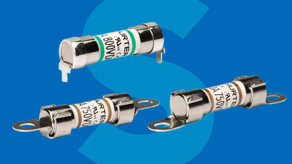 AMO 10.3x38: Hochleistungssicherung bis 800 VDC und 50 A.