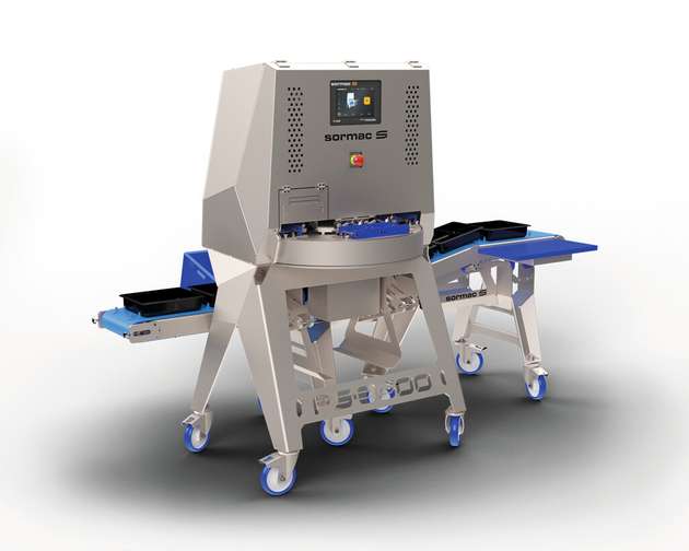 Mit der Rundlaufstanze von Foodcons wird Obst und Gemüse in akkurate Ecken, Scheiben oder Sticks geschnitten.