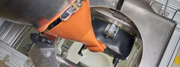 eDos im AZO-Versuchszentrum für Rohstoffhandling und AZO-Technikum.