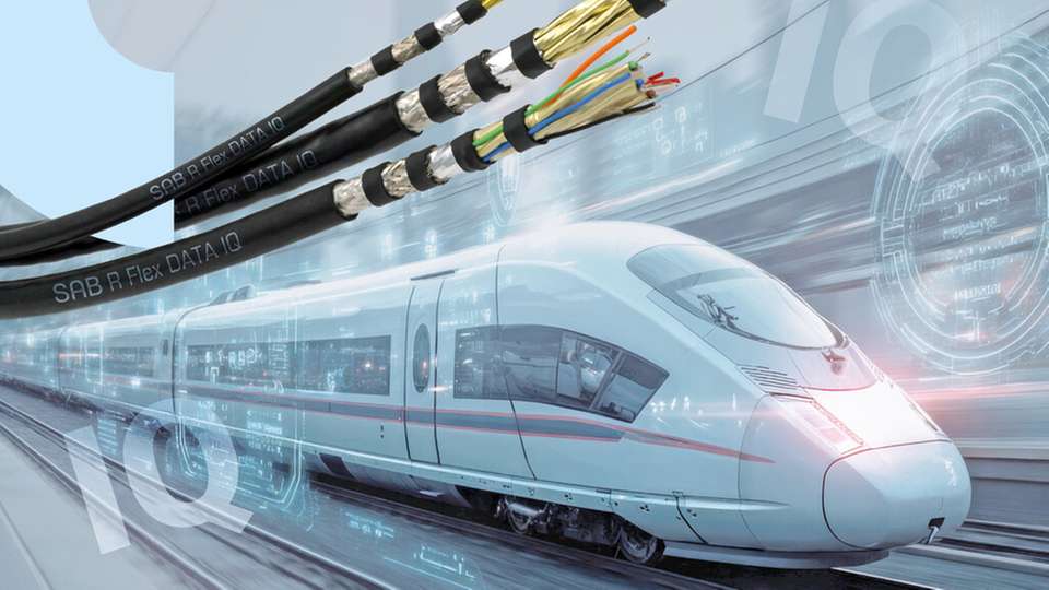 Die für zeitgemäße Daten- und Multimediaschnittstellen ausgelegte SABIX R flex Data IQ erfüllt alle Brandschutzanforderungen zum Einsatz in Schienenfahrzeugen.