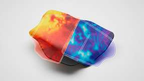 Aktive Thermographie erfasst thermische Materialsignaturen schwarzer Kunststoffe, die ein KI-Modell in Echtzeit auswertet – Grundlage für eine sortenreine Trennung statt thermischer Verwertung.