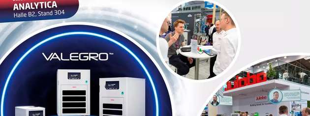 Auf der analytica 2026 präsentiert Julabo die neue Umlaufkühler-Serie Valegro. Die Geräte arbeiten mit natürlichen Kältemitteln und verbinden nachhaltige Technik mit Benutzerfreundlichkeit.