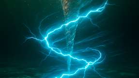 Spezielle Mikroorganismen, die natürlich im Abwasser vorkommen, wandeln die darin enthaltene chemische Energie in elektrische Energie um, während gleichzeitig das Wasser gereinigt wird. 