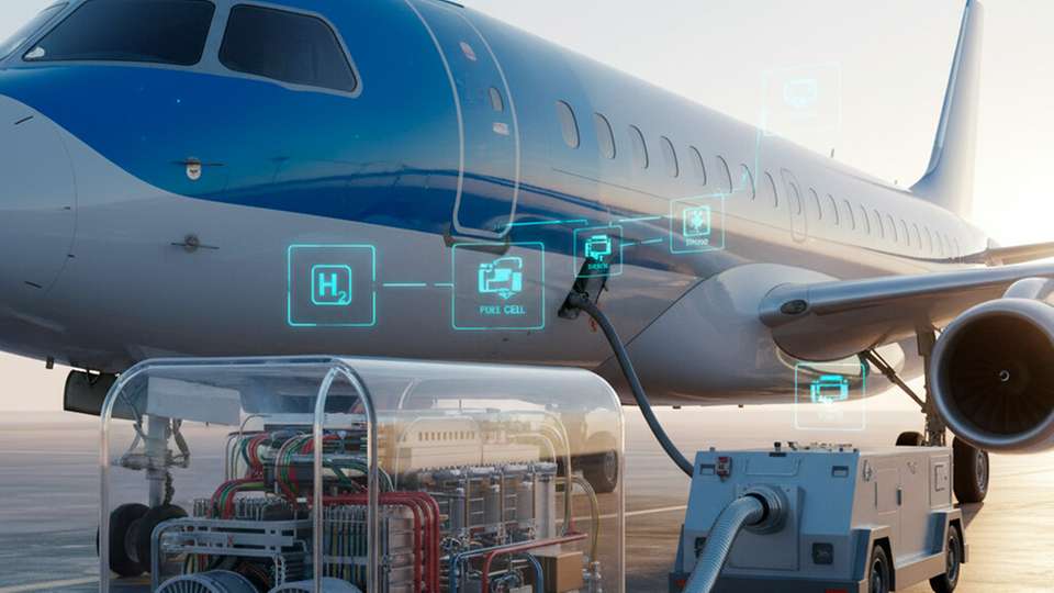Im Projekt „GenTwoPro“ entsteht ein skalierbares, leichtes LT‑PEM‑Brennstoffzellensystem für Kurzstrecken‑Passagierflugzeuge mit rund 100 Sitzplätzen.