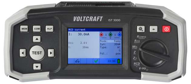 Der Installationstester IST‑3000 bündelt zentrale Messfunktionen für Prüfungen nach VDE 0100 – inklusive RCD‑Test, übersichtlicher Anzeige auf TFT-Farbdisplay und Unterstützung für eine sichere, effiziente Auswertung.