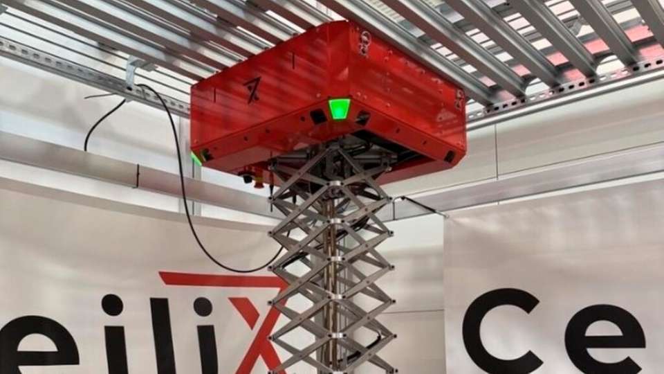 CeiliX zeigt, wie Herausforderungen, die den Alltag in Logistik und Produktion bestimmen, durch Automatisierung an der Decke adressiert werden können.
