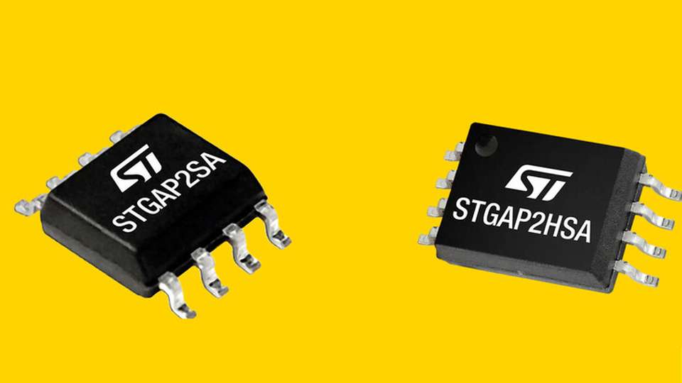 Die galvanisch isolierten 4A-Gate-Treiber STGAP2SA und STGAP2HSA zielen auf HV-Leistungselektronik in Automotive-Anwendungen und unterstützen hohe Schaltfrequenzen für mehr Leistungsdichte und Effizienz.