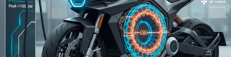 Schnellladeprüfung von Donut Lab und Verge Motorcycles am Batteriepack: 18 kWh, >100 kW Spitzenleistung; 10–70 Prozent in gut 9 Minuten, 10–80 Prozent in 12 Minuten.