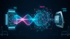 Hybridansatz für Optimierung: Ein Quantencomputer vereinfacht komplexe Industrieprobleme, damit klassische Algorithmen sie weiter bearbeiten können – als approximative Optimierung auf NISQ-Systemen.