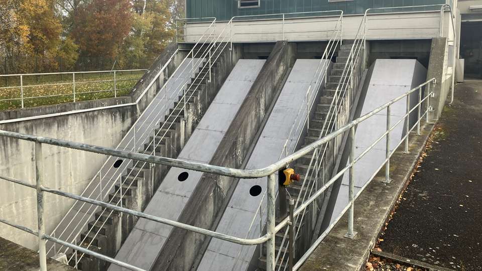Am Einlaufpumpwerk wurden zwei Schneckenpumpen auf hocheffiziente ABB-Antriebstechnik umgerüstet. 