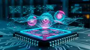 Spinbasiertes Rechnen nutzt neben der elektrischen Ladung auch den Elektronenspin.