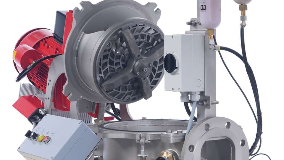 Der Nasszerkleinerer RotaCut Professional regelt die Drehzahl bedarfsgerecht und soll Energieverbrauch und Betriebskosten um 80 Prozent sowie Verschleiß um 70 Prozent reduzieren.