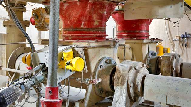 Dichtemessung zur Bestimmung von Restkohlenstoffen in der Flugasche.