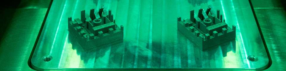 Pulverbett-Laserstrahlschmelzen: Während des Drucks entstehen Daten für die spätere Qualitätsbewertung.