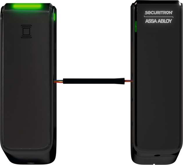 Der DR100 erweitert digitale Zutrittskontrolle im Bestand und ermöglicht über konfigurierbare Relaisoptionen die Ansteuerung unterschiedlichster Komponenten, etwa von Türöffnern, Türantrieben oder Verzögerungsschaltern.