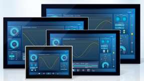 Bei den Multitouch-HMIs von Sigmatek ist modernste Projective-Capacitive-Touch-Technologie (PCT) im Einsatz, bei der die Sensorik geschützt auf der Rückseite der robusten, durchgehenden Glasfront angebracht ist.