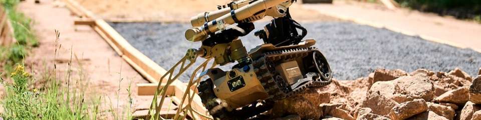 Wie gut meistern die robotischen Systeme schwierige Bodenverhältnisse? Bei der ELROB ist diese Frage Teil der Aufgabenstellung.