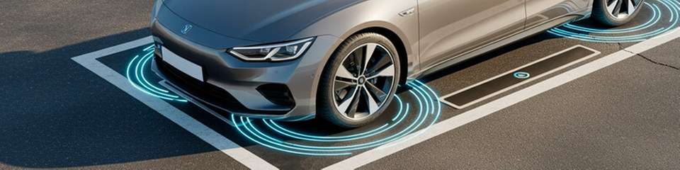 Beim induktiven Laden können beispielsweise Autos an bestimmten Stellen geparkt und automatisch aufgeladen werden. 