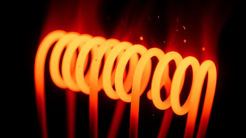 Die Anlage basiert auf speziell beschichteten Heizdrähten, die auf unterschiedliche Weise erhitzt werden können.