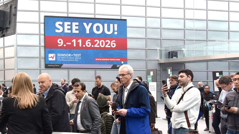Die Sensor+Test findet vom 9. bis 11. Juni 2026 in Nürnberg statt.