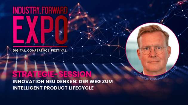 Dr. Florian Harzenetter, Principal Advisor Industrials bei PTC - Parametric Technology, ist Speaker auf der INDUSTRY.forward EXPO.