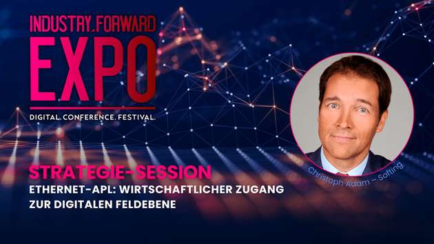 Christoph Adam, Vice President Product Management bei Softing Industrial Automation, ist Speaker auf der INDUSTRY.forward EXPO.